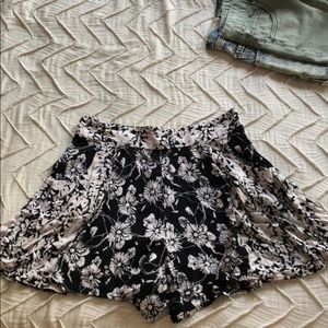 Free People Flowy Floral Shorts